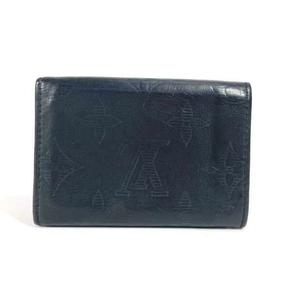 LOUIS VUITTON M67631 Monogram shadow Discovery Compact Trifold wallet Black - Picture 2 of 16